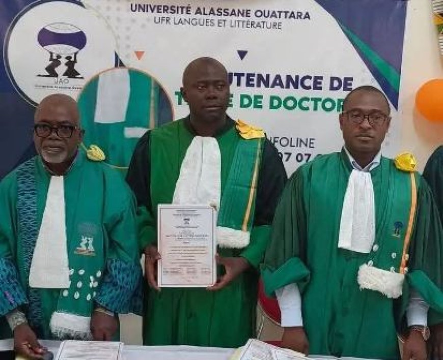Bouaké : Le Député Aboubacar Sidiki KONÉ devient Docteur en Lettres Modernes