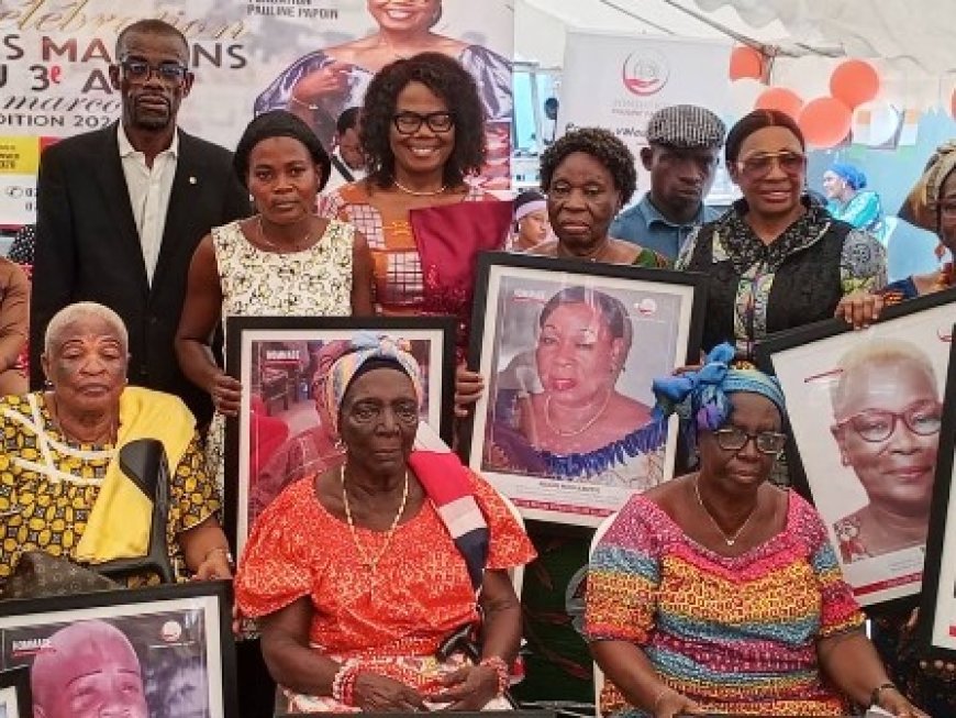 Action de bienfaisance à Marcory : Une célébration empreinte d’amour pour les mamans du 3ᵉ âge et de solidarité envers les jeunes filles enceintes en difficulté