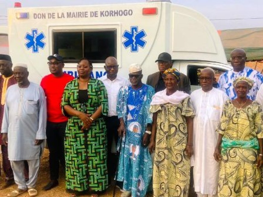 La mairie de Korhogo dote Dokaha et Delafosse d’ambulances
