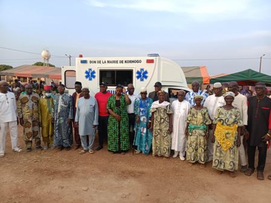 La mairie de Korhogo dote Dokaha et Delafosse d’ambulances