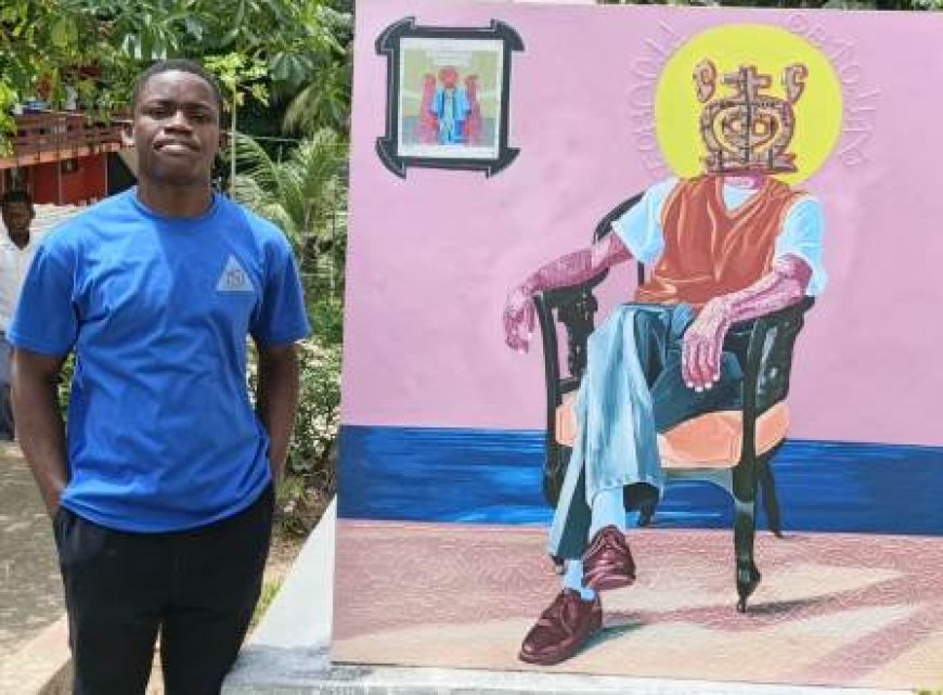 Exposition : Martial Kouassi valorise la tradition akan à travers ses œuvres