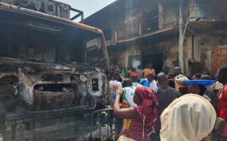 Gagnoa : Plusieurs magasins et un camion dévastés par un incendie au Marché Central