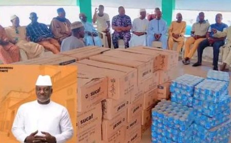 Séguéla : Le Député Sahindou Timité offre 9 tonnes de vivres pour le carême chrétien et musulman