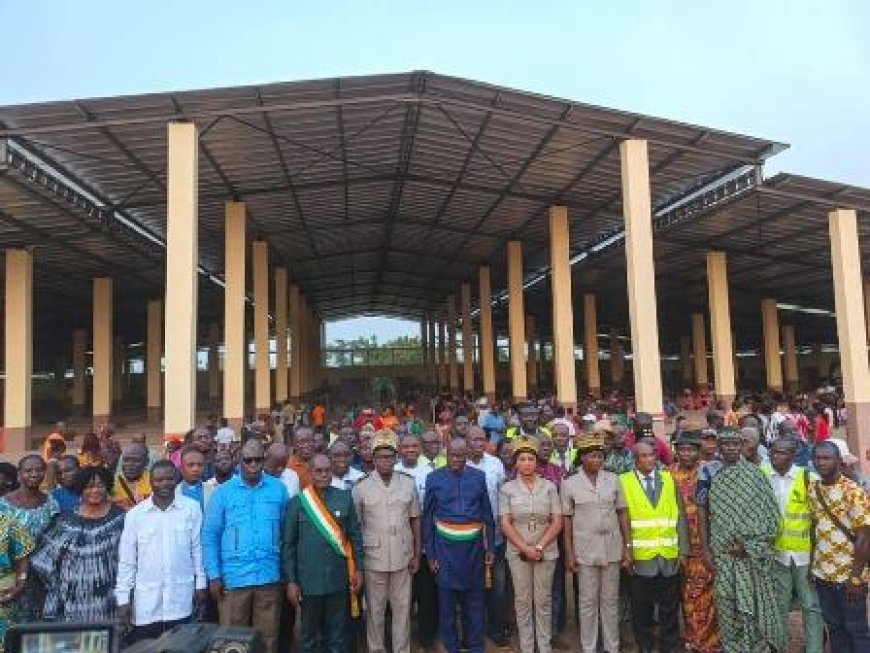 Après 39 ans d’attente, Attiégouakro entre dans l’ère des marchés modernes