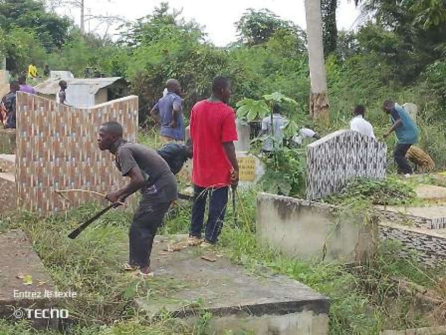 Agboville : La solidarité musulmane nettoie la mémoire des vivants
