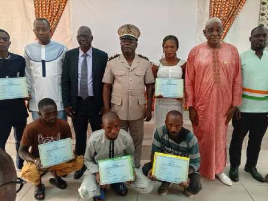 Séguéla : Des acteurs des petits métiers reçoivent leurs certificats de qualification