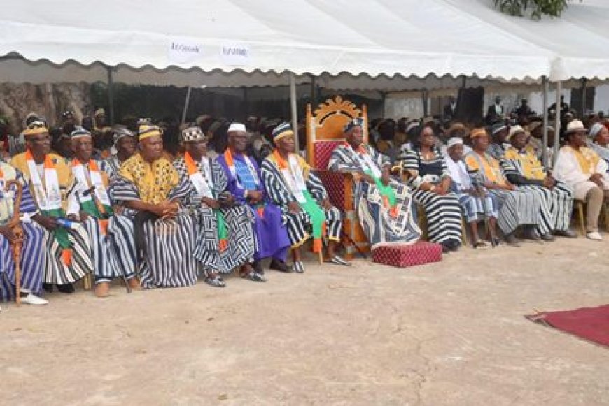 Tonkpi : Vagondo Diomandé reconduit, remercie Ouattara et se place sous les bénédictions des chefs traditionnels