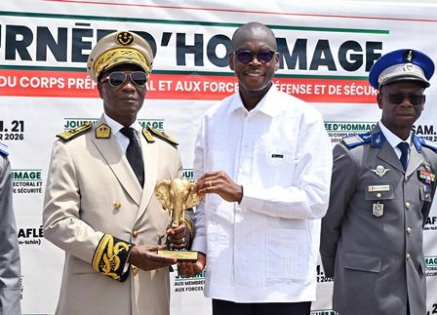 Marahoué : Zoro Bi Ballo Épiphane et les populations célèbrent le Corps préfectoral et les FDS, piliers de la paix