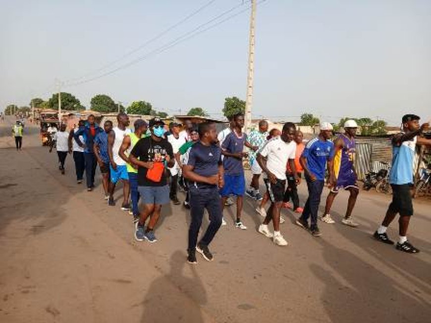 Séguéla : Une marche sportive pour sensibiliser contre l’incivisme routier