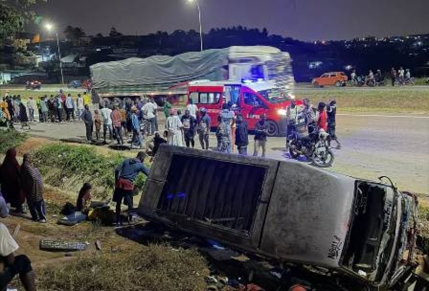 Anyama : 11 blessés dans un grave accident sur l’autoroute Y4
