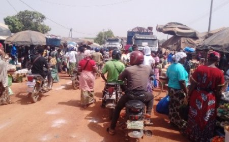 Korhogo : Encombrement à la rue Bafagapont, Soro Fousséni appelle à une mobilisation citoyenne