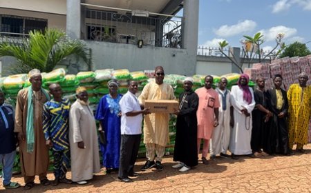 BBiankouma / Ramadan et Carême chrétien : Dr Dely Mamadou traduit la solidarité du Chef de l’État aux populations