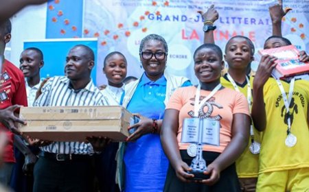 Man / 2e édition Concours des clubs littéraire : Les Jeunes Filles Dominique Ouattara s’imposent au terme d’une finale relevée