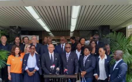 Abidjan au cœur du football féminin : Rencontre stratégique entre Yacine Idriss Diallo et Philippe Diallo