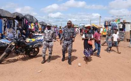 Une patrouille de police pour renforcer la protection des populations à Ouragaho