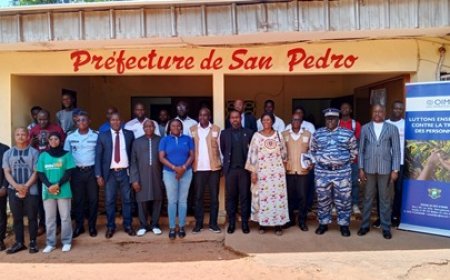 Migration irrégulière : Le CNLTP sensibilise les populations de San Pedro et Tabou aux dangers