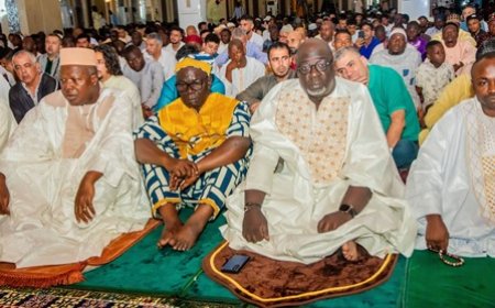 Treichville / Aïd el-Fitr 2026 : Issa Fadiga porte un message de paix à la mosquée Mohammed VI