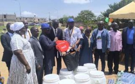 Bouaké : Le Rotary Club Bouaké Savane équipe la cantine scolaire d’une école primaire