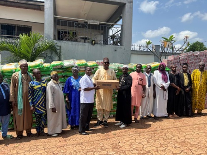 BBiankouma / Ramadan et Carême chrétien : Dr Dely Mamadou traduit la solidarité du Chef de l’État aux populations