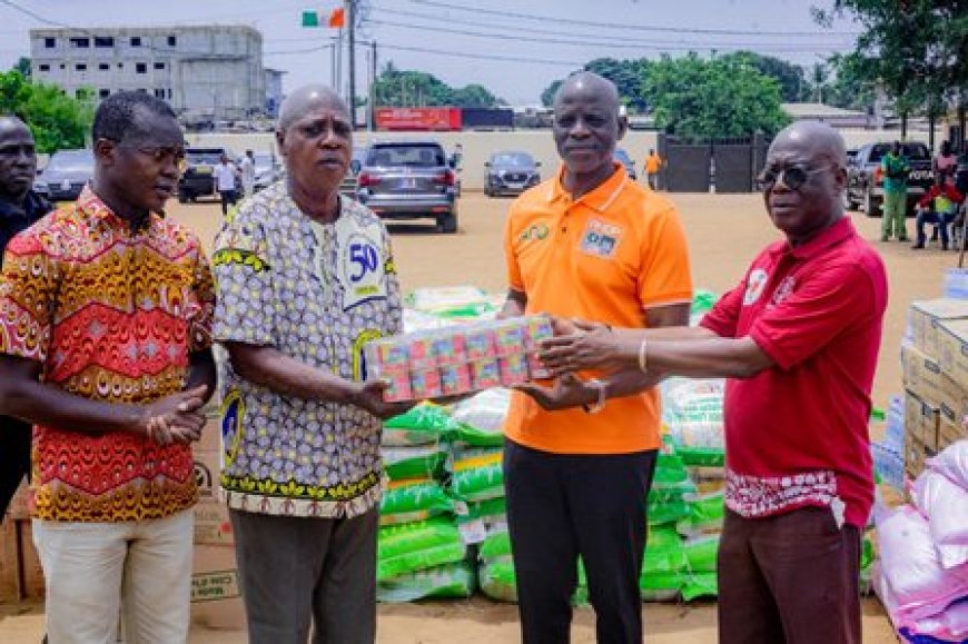 Yopougon : Un don de vivres et de non-vivres pour soutenir fidèles et militants en période de Ramadan et de Carême