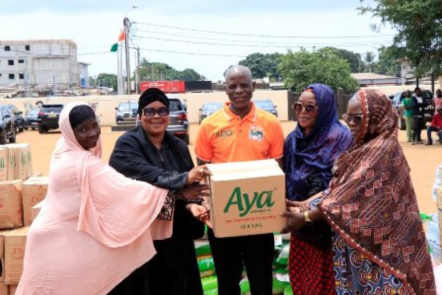 Yopougon : Un don de vivres et de non-vivres pour soutenir fidèles et militants en période de Ramadan et de Carême