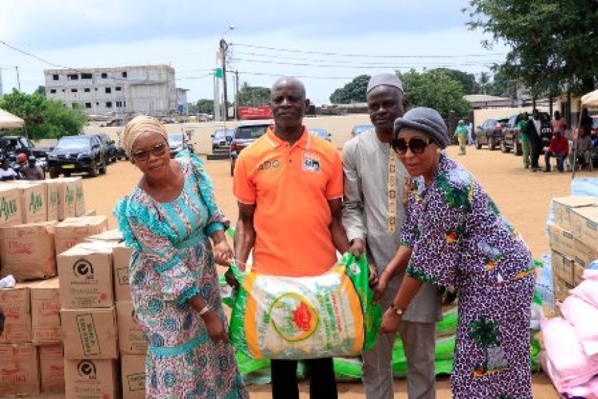 Yopougon : Un don de vivres et de non-vivres pour soutenir fidèles et militants en période de Ramadan et de Carême