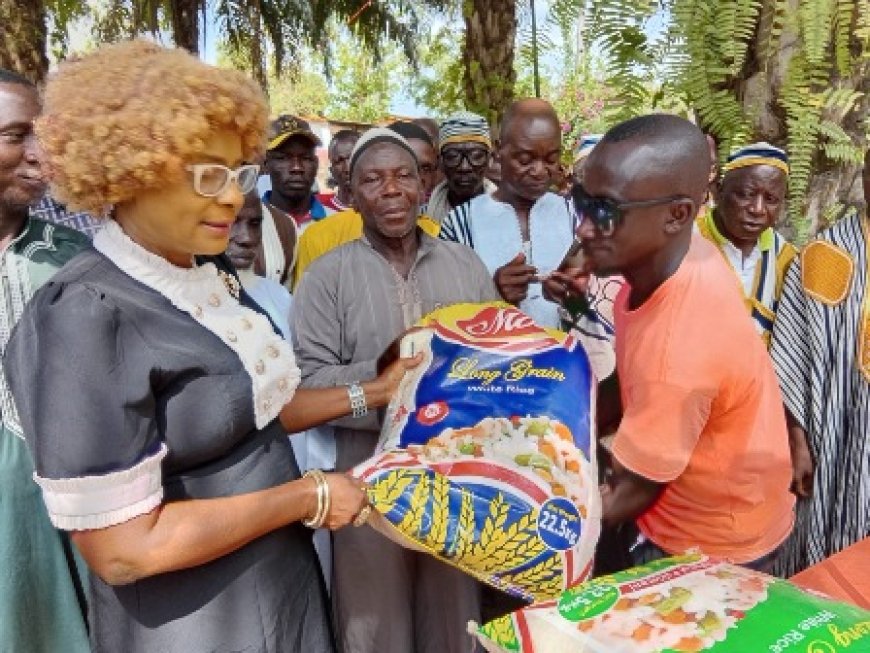 Jeannette Badouel soutient populations et producteurs agricoles