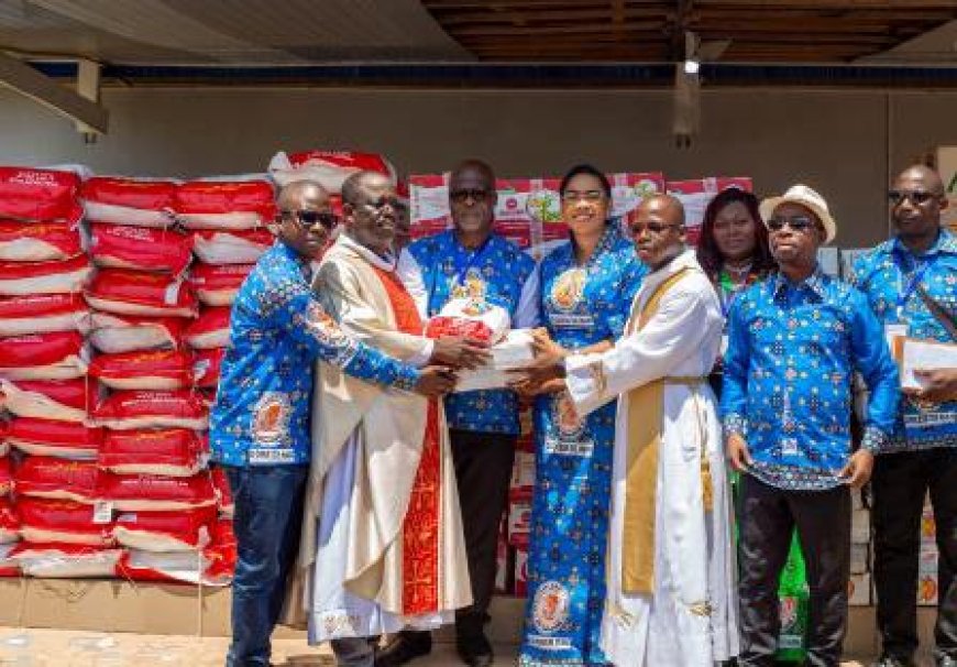 La Fondation KED offre des vivres à 250 familles de la paroisse Saint Jean de Danané