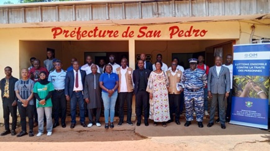 Migration irrégulière : Le CNLTP sensibilise les populations de San Pedro et Tabou aux dangers