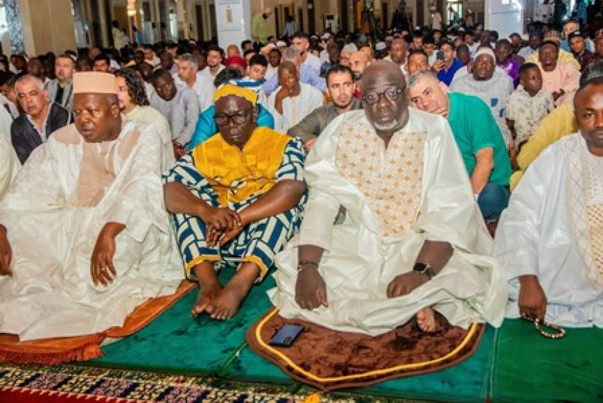 Treichville / Aïd el-Fitr 2026 : Issa Fadiga porte un message de paix à la mosquée Mohammed VI