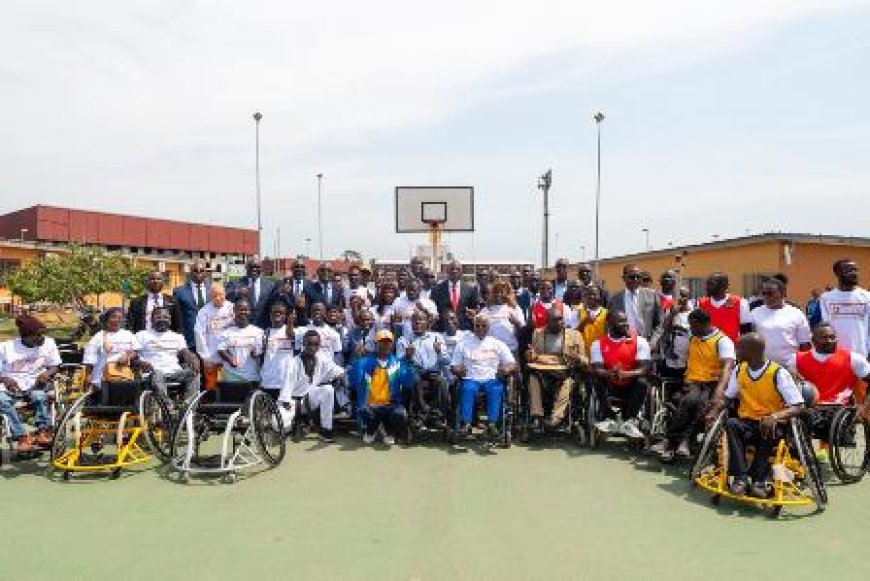 Sports Paralympiques : Le Ministre Adjé Silas METCH dote la FISP de matériels sportifs