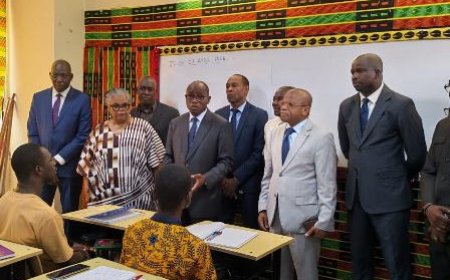 Cafop supérieur de Yamoussoukro : Visite du ministre de l’éducation nationale