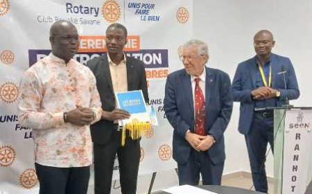 Bouaké : Le Rotary Club Bouaké Savane renforce ses effectifs avec quatre nouveaux adhérents