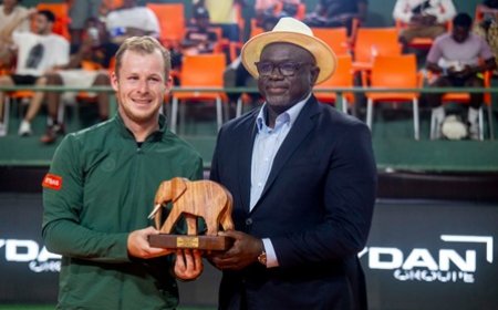 ATP Challenger 50 Open Côte d’Ivoire : Gauthier Onclin décroche son premier titre Challenger
