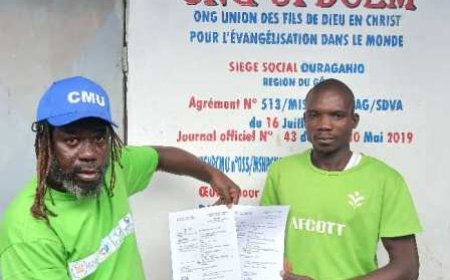 Droit à l'identité : L’ONG UFDCEM offre un avenir administratif à deux enfants à Ouragahio