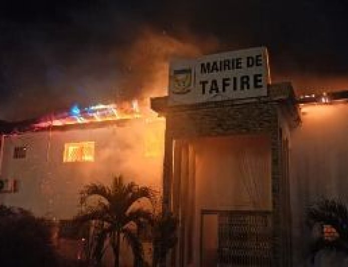 Incendie à la mairie de Tafiré : Plusieurs bureaux administratifs ravagés, aucun mort enregistré
