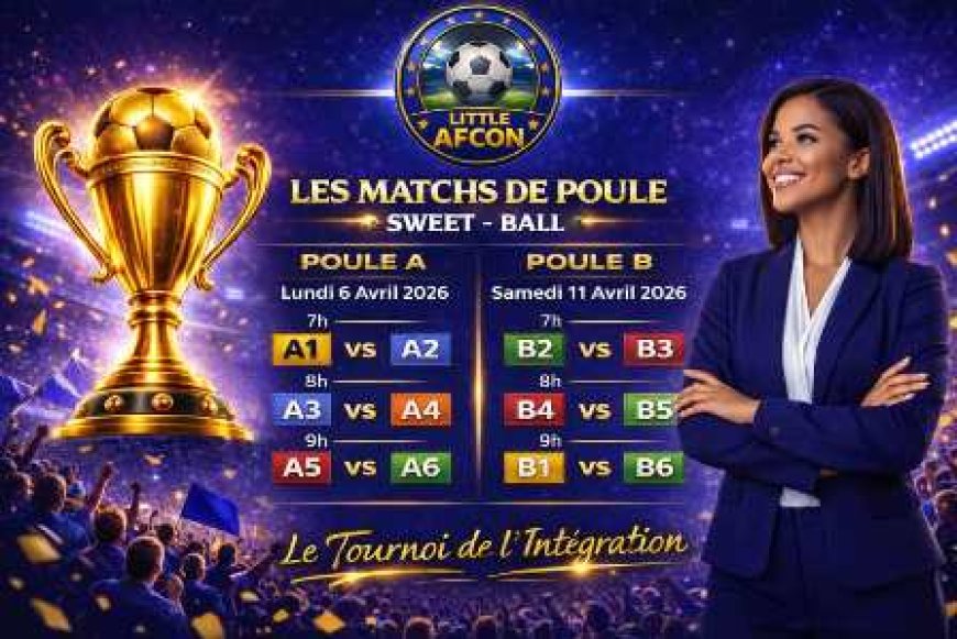 Little AFCON/SWEET BALL 2026 : le tournoi démarre avec des phases de poules très attendues !