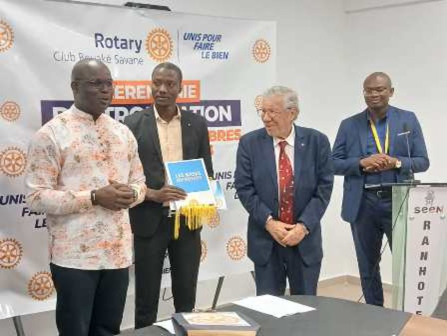 Bouaké : Le Rotary Club Bouaké Savane renforce ses effectifs avec quatre nouveaux adhérents