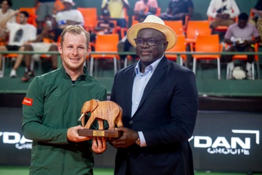 ATP Challenger 50 Open Côte d’Ivoire : Gauthier Onclin décroche son premier titre Challenger