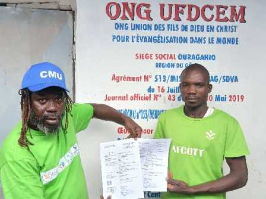 Droit à l'identité : L’ONG UFDCEM offre un avenir administratif à deux enfants à Ouragahio