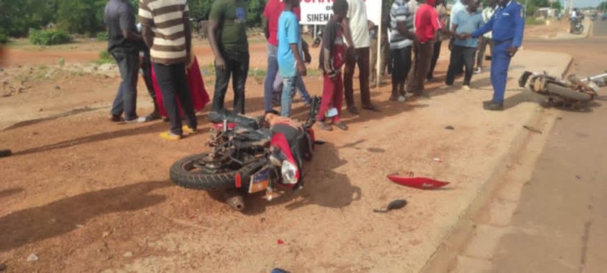SINEMATIALI : Une collision entre deux motocyclistes fait plusieurs blessés graves