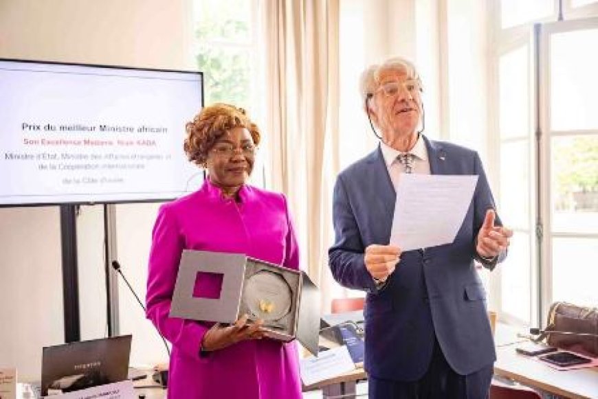 L'Excellence Ivoirienne à l'Honneur : Le Prix du Meilleur Ministre Africain décerné à Kaba Nialé à Paris