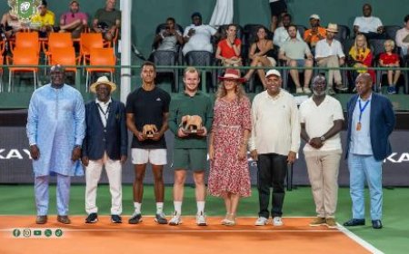 ATP Challenger Côte d’Ivoire Open 2026 : Gauthier Onclin entre dans l’histoire avec un doublé ATP 50 et ATP 75