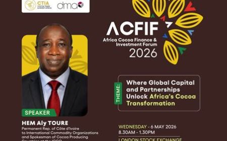 Africa Cocoa Finance & Investment Forum:  L’ancien président de la République du Ghana John Kufuor et plusieurs hauts dirigeants participent à l’évènement