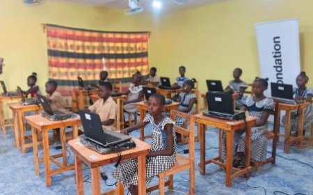 IEPP Zouan-Hounien : Le groupe scolaire Kouèpleu inaugure une salle multimédia grace à son sacre au concours Wiki Challenge École d'Afrique