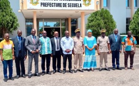 Séguéla : L’ANADER présente le programme COCOA Life aux officiels du Worodougou
