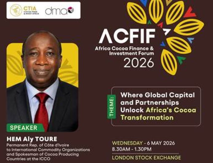Africa Cocoa Finance & Investment Forum:  L’ancien président de la République du Ghana John Kufuor et plusieurs hauts dirigeants participent à l’évènement