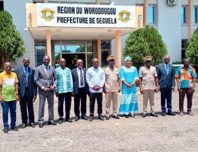 Séguéla : L’ANADER présente le programme COCOA Life aux officiels du Worodougou