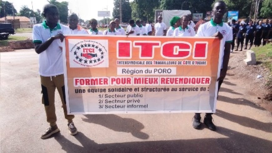 Korhogo / Fête du travail : Les syndicats saluent la paix et plaident pour de meilleures conditions de vie