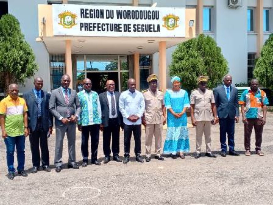 Séguéla : L’ANADER présente le programme COCOA Life aux officiels du Worodougou
